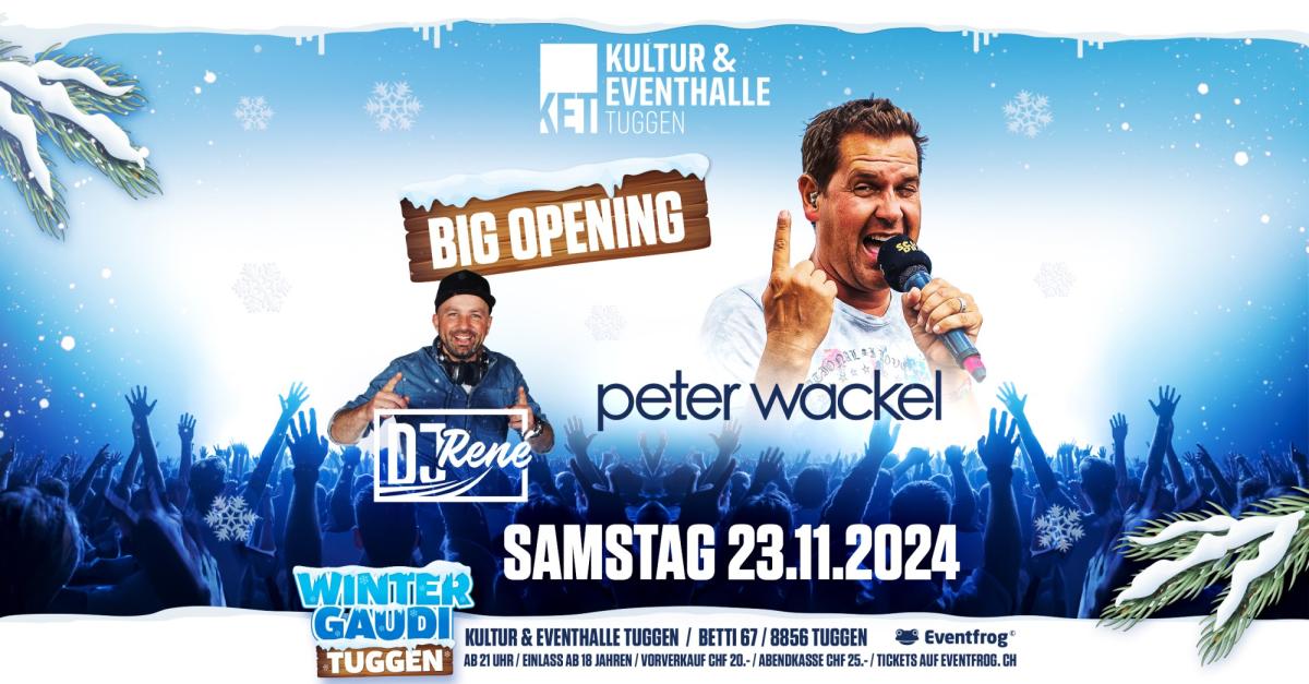 KET - Kultur & Eventhalle Tuggen Big Opening Wintergaudi❄️🎉